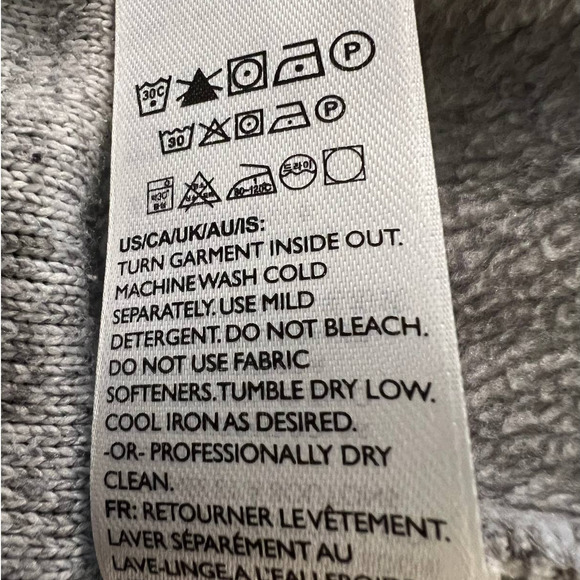 Eddie Bauer Men's Radiator Fleece Snap Mock Pullover Size XXL in Gray - Picture 6 of 6